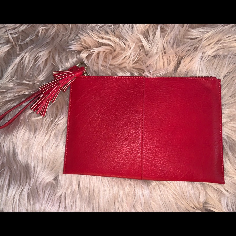 Red Wristlet Clutch